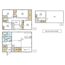 つくばみらい市小張　3階建中古戸建