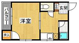 ウエストヴィラ祖原山 1-D