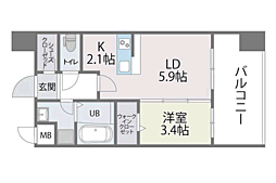 トラストレジデンス博多駅南 1406