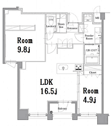 エンクレスト呉服町 1301