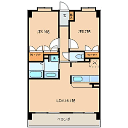 レフィナード今宿 205