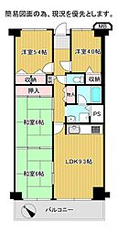 岸和田コーポラス１号棟　４LDK　上層階