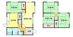 阪南市箱作　中古戸建　土地５７坪　５DK住宅