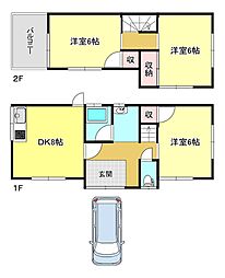 岸和田市南町戸建　改装済　蛸地蔵駅歩５分　駐車１台可