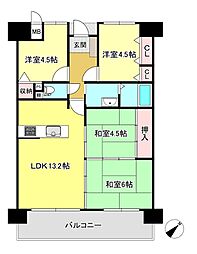 ハイネスヴェルデ岸和田　４LDK　ペット飼育可　駅歩５分