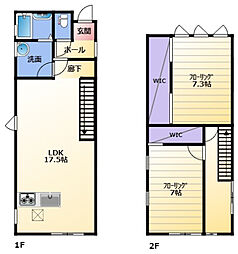 蜆塚4丁目牧貸家
