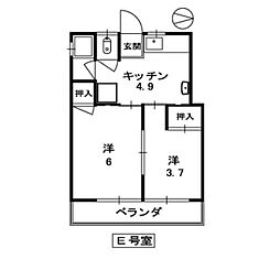 コーポはなやしき E