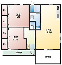 タウンハウスひとみ（D） D