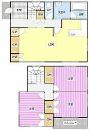 蜆塚一丁目貸家