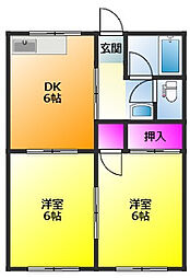 テラスハウス北島B 2