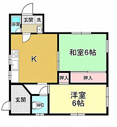 松井貸家（高丘北1-51-20） -