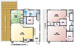 〜駐車場6台分、ウッドデッキ付〜林1丁目中古戸建