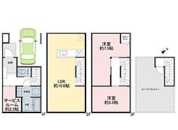 足立区中川1丁目　新築一戸建て　全1棟