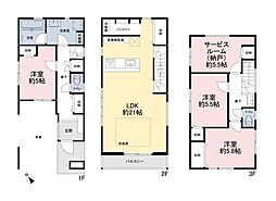 足立区新田2丁目　新築一戸建て　全1棟