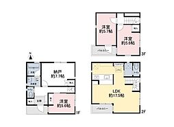 足立区鹿浜4丁目　新築一戸建て　全1棟