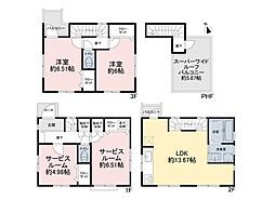 北区上中里2丁目　新築一戸建て　全2棟