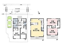 足立区西新井栄町3丁目 新築一戸建て 全1棟