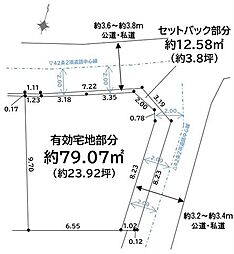 足立区大谷田1丁目 建築条件無し売地 限定1区画