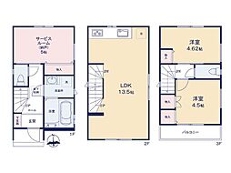 足立区興野1丁目　新築一戸建て　全1棟