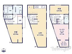 最終1棟足立区千住緑町2丁目　新築一戸建て　全2棟