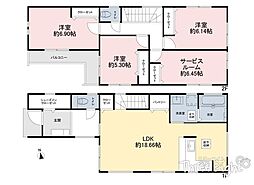 足立区興野2丁目　新築一戸建て　全1棟