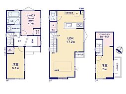 足立区舎人3丁目　新築一戸建て　全1棟