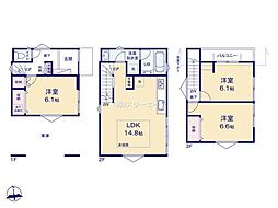 足立区伊興5丁目　新築一戸建て　全1棟