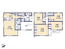 足立区西保木間1丁目 新築一戸建て 全1棟