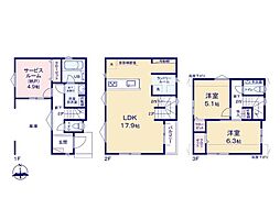足立区平野3丁目　新築一戸建て　全1棟