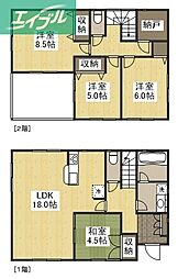 北区原　戸建て1
