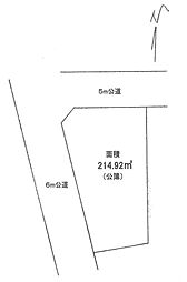 -VECS-大泉学園町3丁目売地　2面公道に面した開放感のある立地