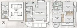 <VECS>港区白金台4丁目　戸建　駐車2台可能