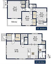 <VECS>三鷹市中原4丁目 新築分譲住宅全1棟