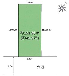 坂戸市石井　建築条件なし売地