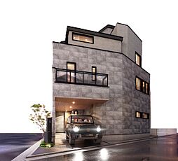 大型ルーフバルコニー付きの新築戸建て