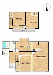 長野市篠ノ井岡田　戸建て