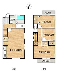 静岡市葵区瀬名川一丁目　戸建て