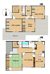 浜松市浜名区内野台四丁目　戸建て