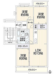 十郎川サンハイツ15号棟　206