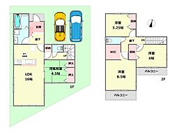 リーブルガーデン箕面市新稲8期　全2区画 2号棟