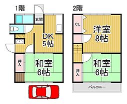 武庫の里2丁目貸家