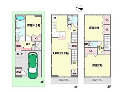 神戸市灘区新在家南町2丁目新築一戸建て B号地