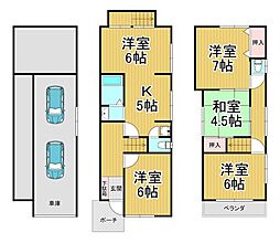 武庫之荘本町1丁目貸家