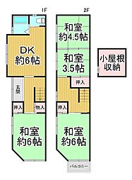 大庄北3丁目4DK貸家