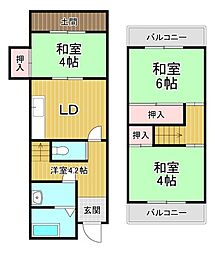 尼崎市浜田町4丁目貸家