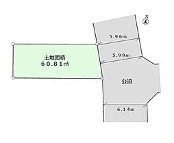 練馬区小竹町2丁目　建築条件なし売地