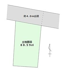 練馬区大泉学園町1丁目　建築条件なし売地