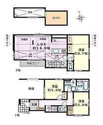 中野区上高田1丁目　新築戸建　2号棟