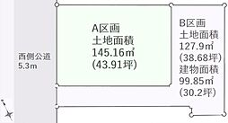 武蔵野市吉祥寺東町3丁目　建築条件無し売地　A区画