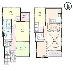 中野区若宮2丁目　新築戸建　1号棟